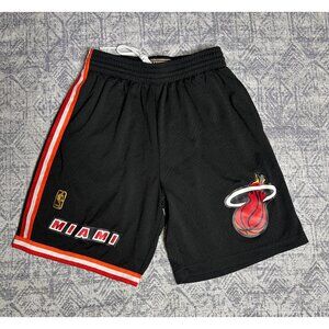 Mitchell & Ness Miami Heat Mesh Shorts